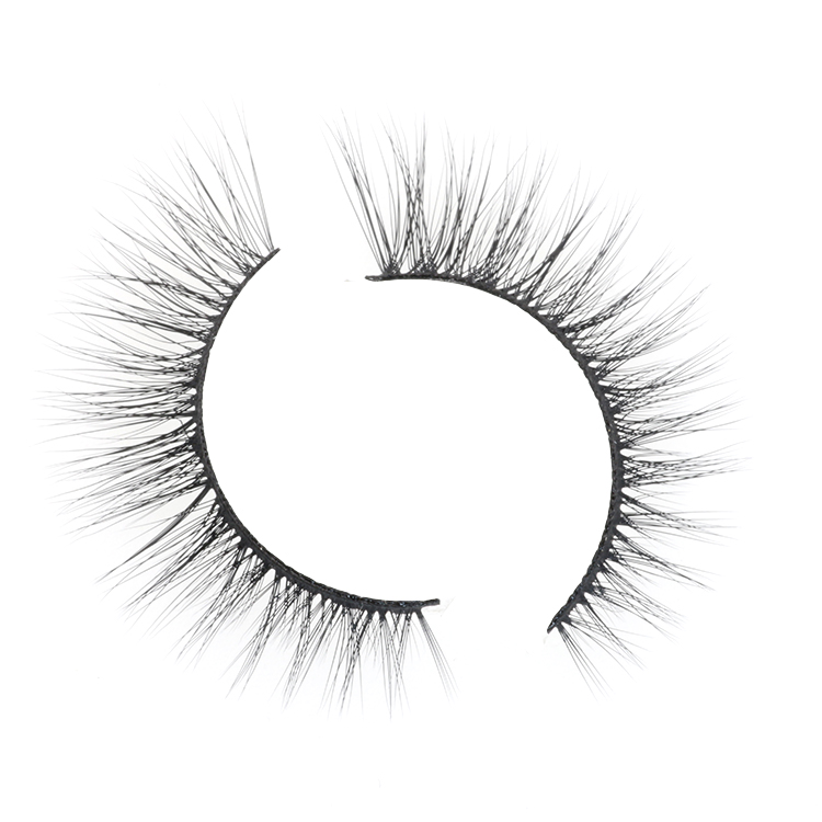 Custom false eyelash packaging box for high quality 3D faux mink strip lashes 